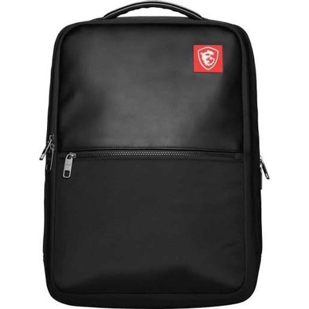 MSI 20th Anniversary Gaming Backpack: Limited Edition Black Laptop Bag Leather